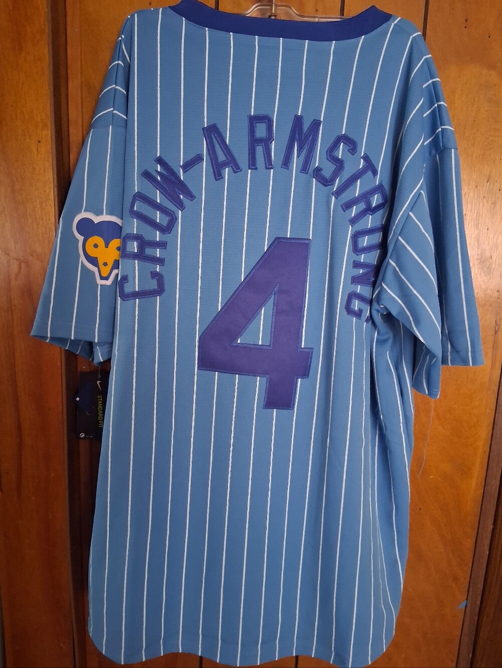 Mystery Sports Card With Pete Crow-Armstrong Chicago Cubs Large Jersey